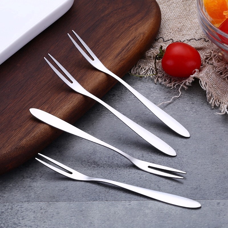 SET 10 CÂY Nĩa Ăn Trái Cây 10.5cm bằng inox 100% hàng Việt Nam cao cấp