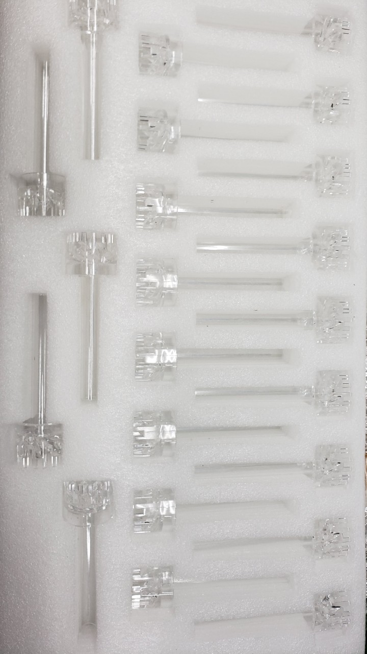 ĐẦU LỌC VÁNG XOAY NHỰA ACRYLIC IN OUT THỦY TINH, INOX F12, 16, 20