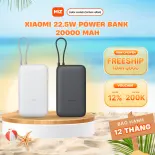 Pin sạc dự phòng Xiaomi Power Bank 22,5W 20000mAh Integrated Cable - Bảo hành chính hãng 12 tháng