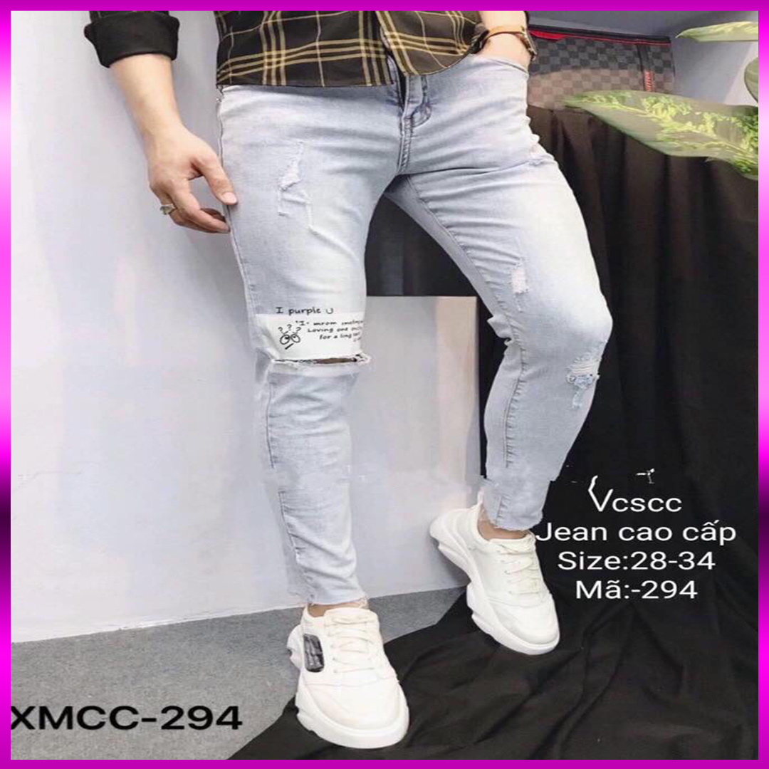 Quần jean nam, quần bò nam MTSHOP cao cấp hot trend,form slimfit ,chất liệu dầy dặn, kiểu dáng trẻ trung, phù hợp với mọi độ tuổi xh294