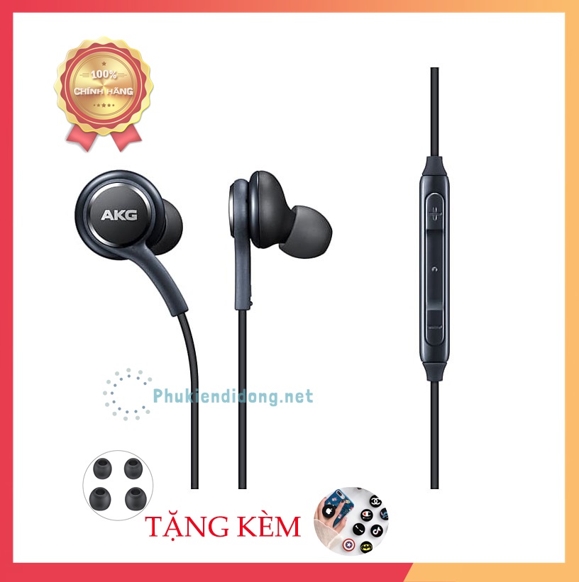 Tai nghe nhét tai samsung akg s10+ kèm núm phụ - bảo hành 12 tháng