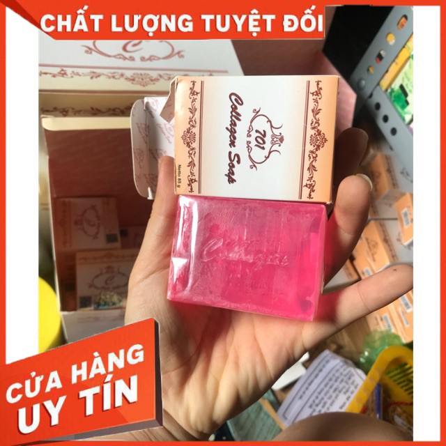 Soap rửa mặt Collagen Vit E Indo