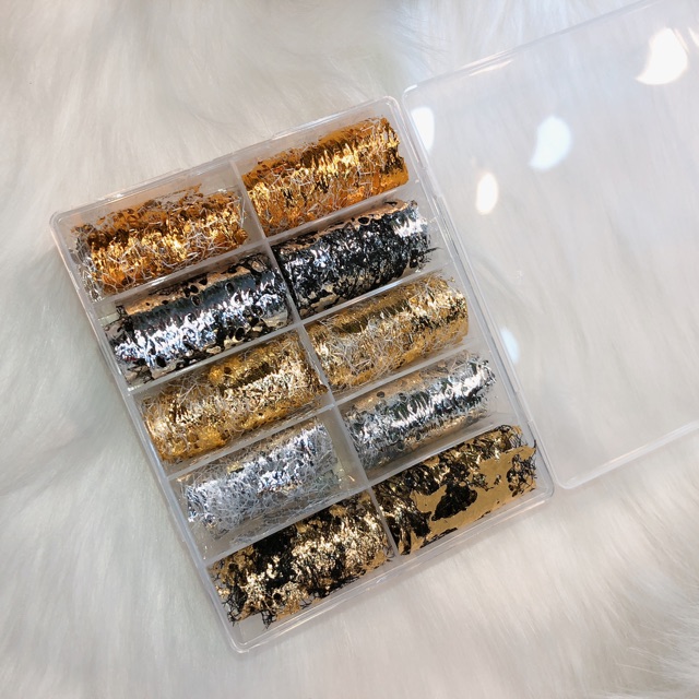 [HCM]FOIL GIẤY BẠC - FOIL REN - FOIL VÂN ĐÁ