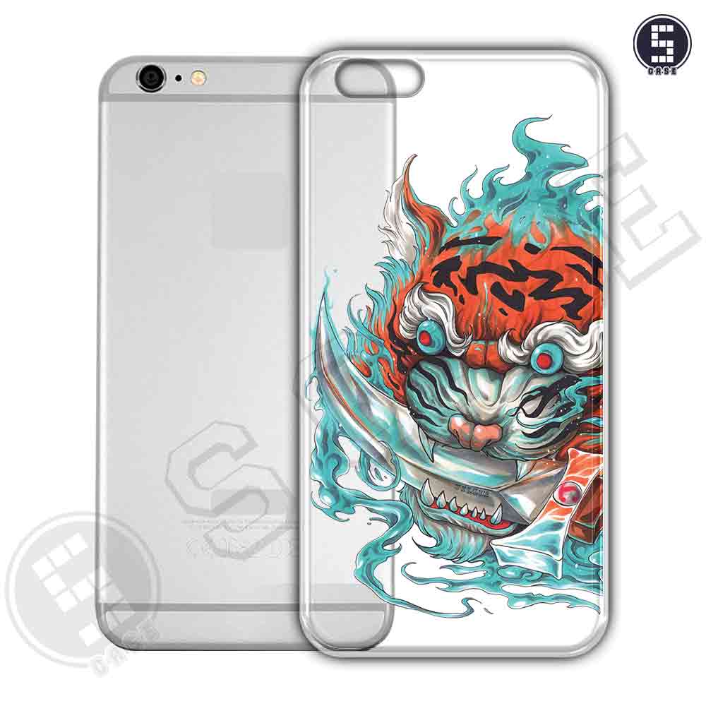 Ốp Lưng Dành Cho iPhone 6 Plus / 6s Plus hình Quỷ mặt hổ Nhật Bản A025-180