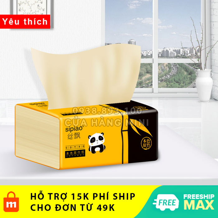 Combo 6 gói khăn giấy cho bé sipiao sp-1028