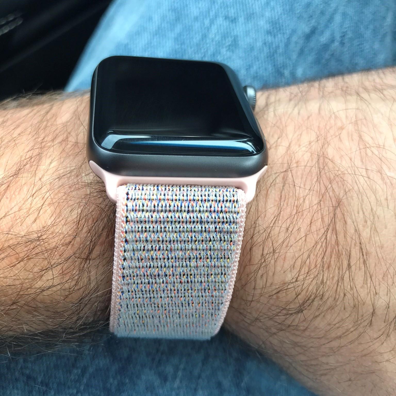 Dây Nylon Apple Watch Sport Loop Pink Sand ( không kèm mặt đồng hồ )