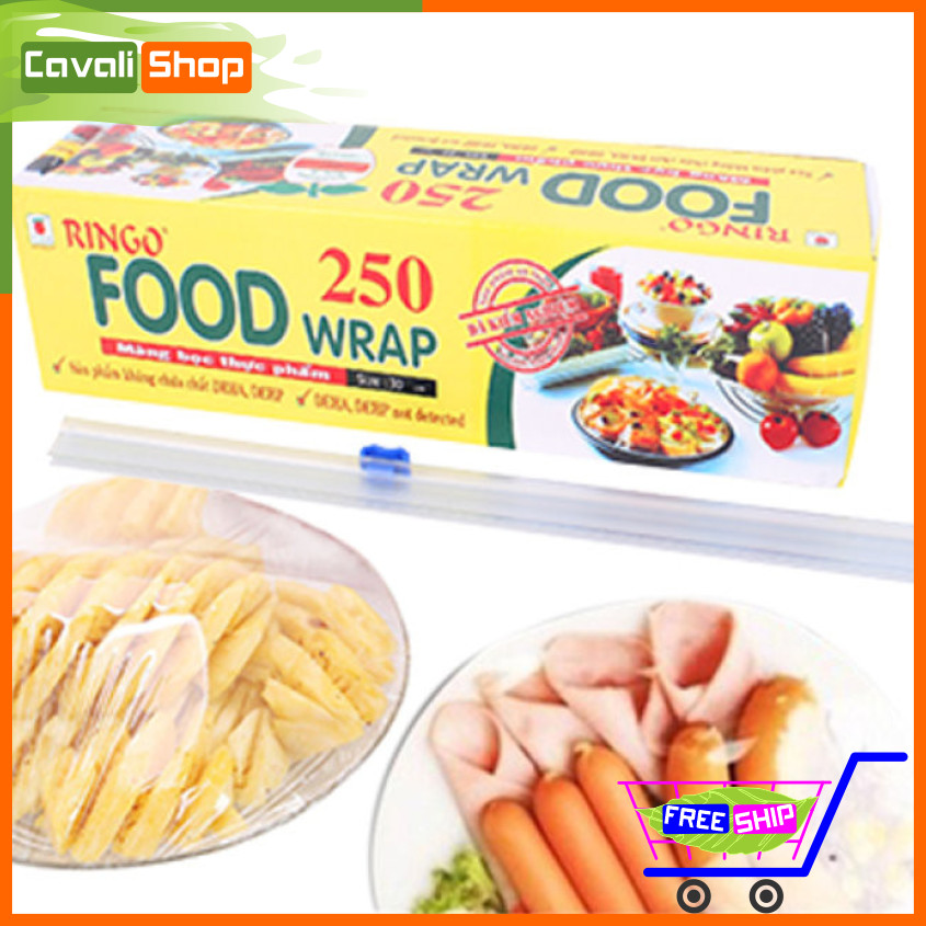 Màng bọc thực phẩm Food Wrap - Bảo quản thức ăn lâu dài, hợp vệ sinh khi sử dụng - CAVALI