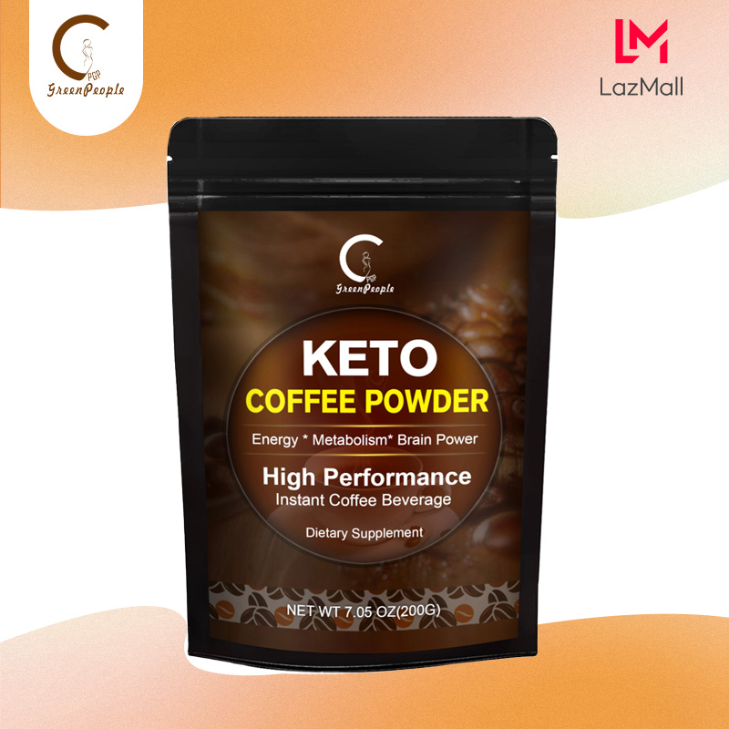 GPGP GreenPeople Cà phê Keto Cà phê giảm béo Sảng khoái Ít calo Ức chế thèm ăn tức thì