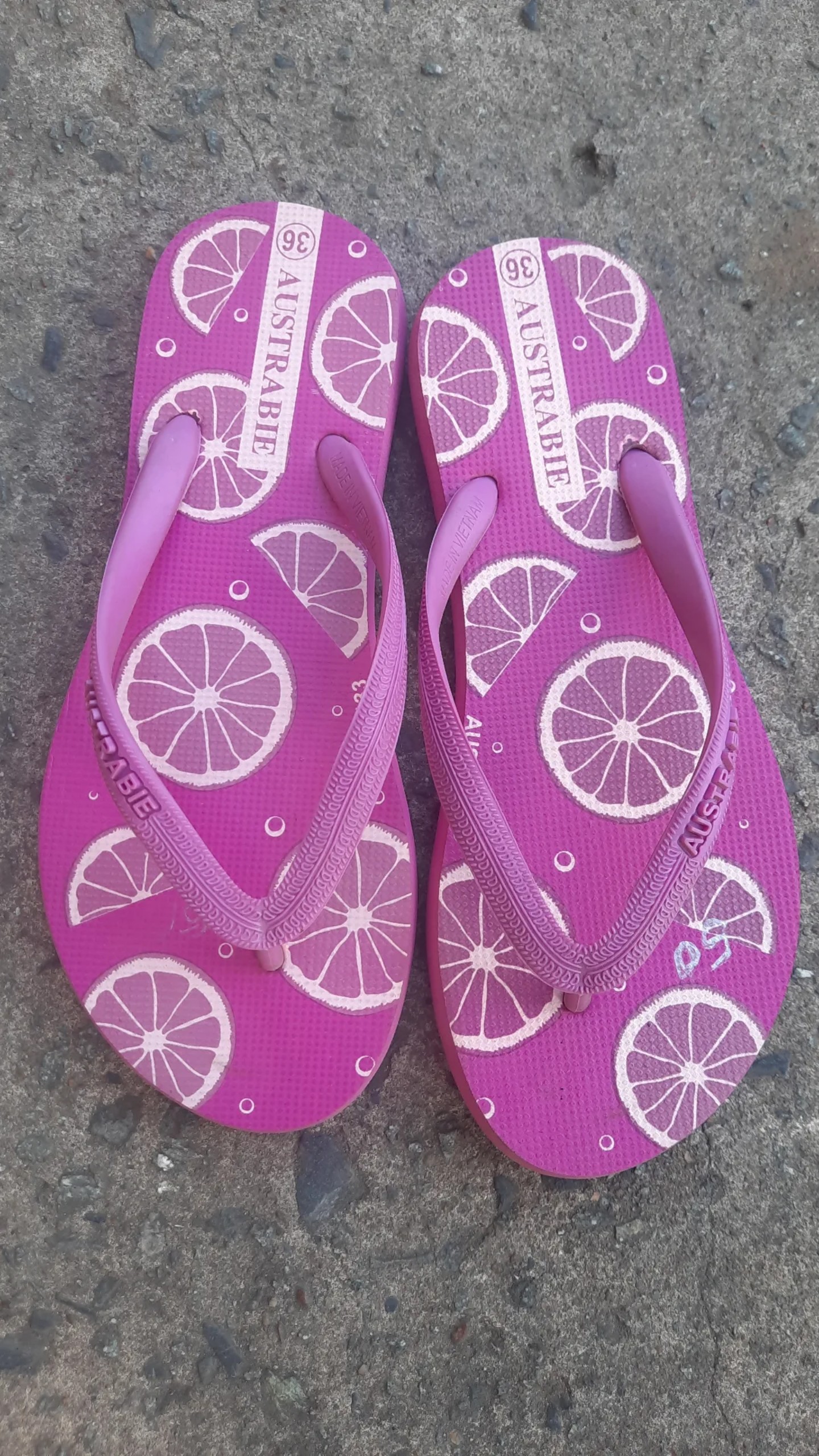 LÀO NỮ - DÉP KẸP/ XỎ NGÓN NỮ HÃNG AUSTRALIBE EVA SIÊU MỀM ÊM BỀN IN HÌNH TRÁI CAM DỄ THƯƠNG ĐI BIỂN - MANG NHÀ - ĐI CHƠI CỰC XINH