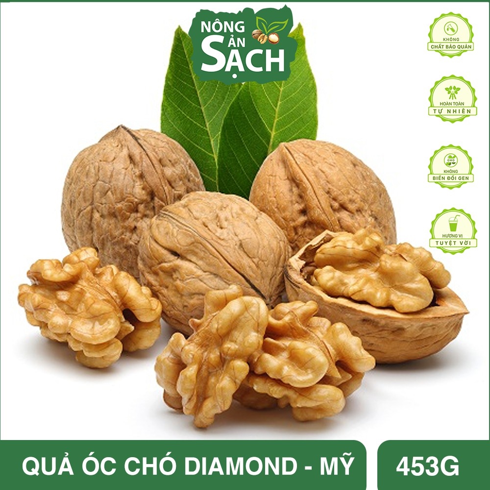 HẠT ÓC CHÓ NHẬP KHẨU MỸ 100 500g