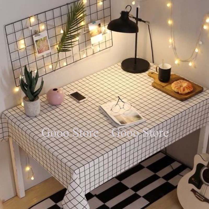 Khăn trải bàn caro chống nước nhiều màu, thích hợp đi dã ngoại picnic, khăn trải bàn học ,khăn trải bàn làm việc