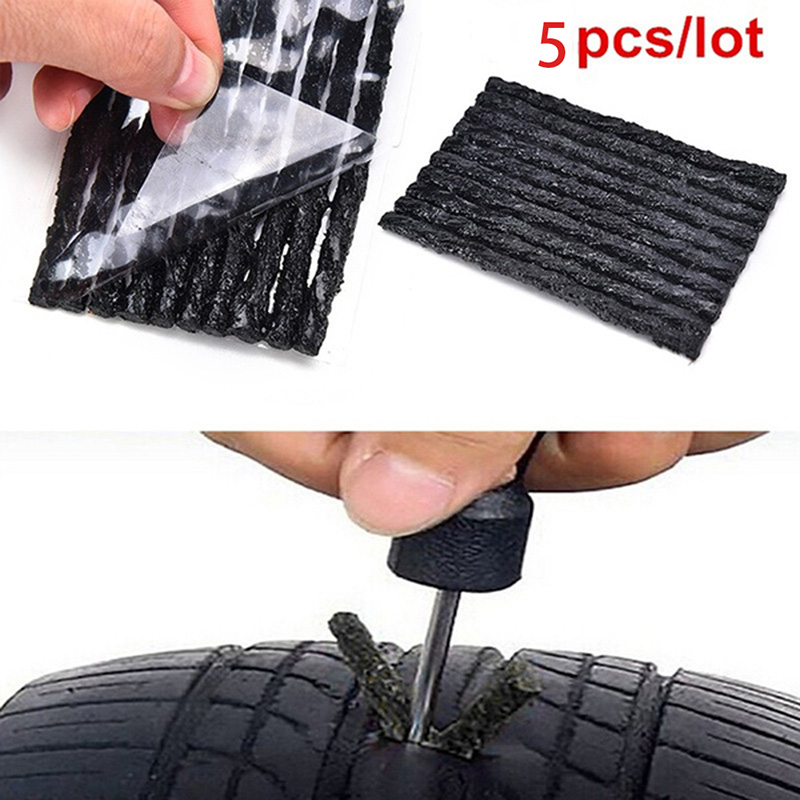 Asahi Motor 5 cái Dải bịt kín không săm lốp xe máy ô tô Bộ dụng cụ sửa chữa thủng lốp xe