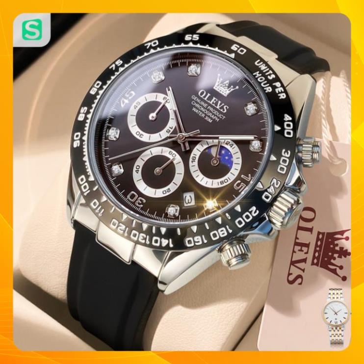 [HÀNG THƯƠNG HIỆU] Đồng hồ nam chính hãng Olevs 2875  phát sáng chống nước Rolex