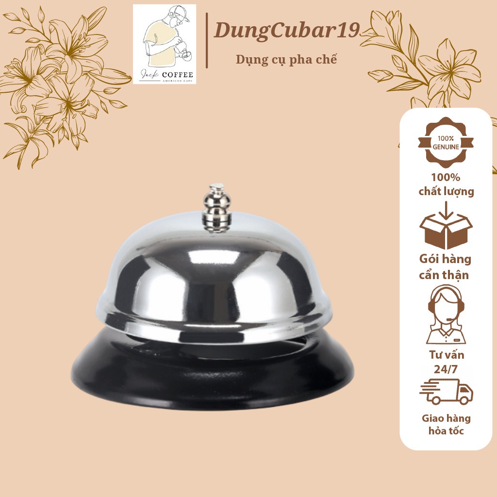 Chuông pha chế chuông bếp ra món ăn giúp người phục vụ nhận biết lên món - dụng cụ pha chế