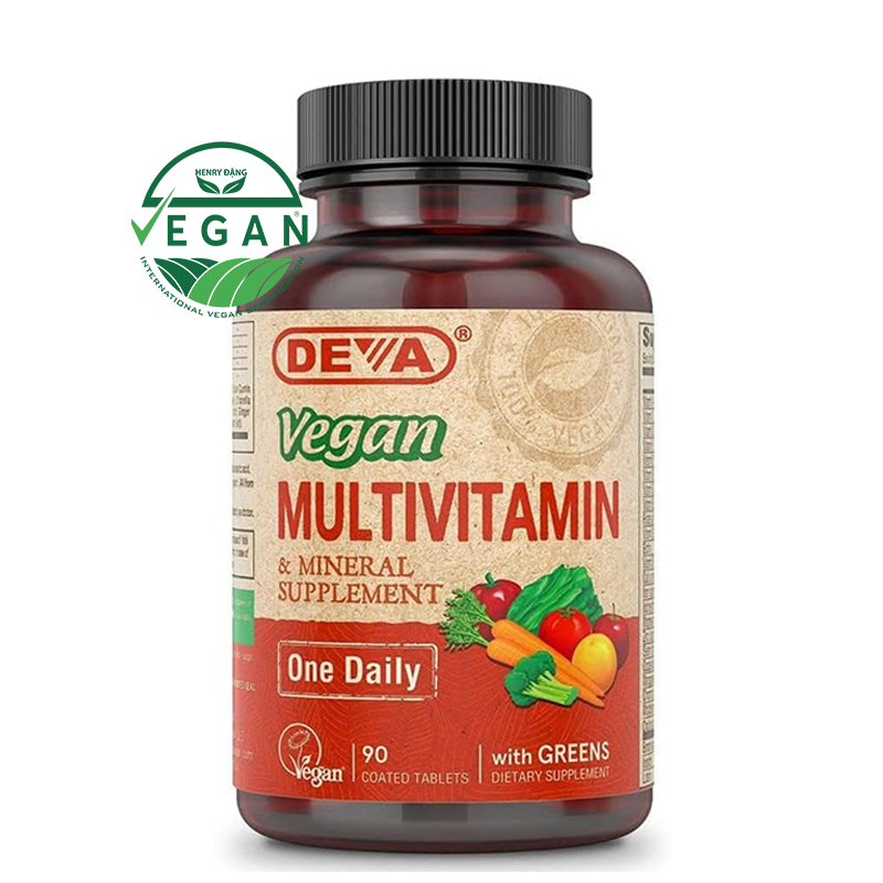 Deva Vegan Multivitamin &amp; Mineral Supplement - Bổ Sung Vitamin Tổng Hợp &amp; Khoáng Chất Thuần Chay
