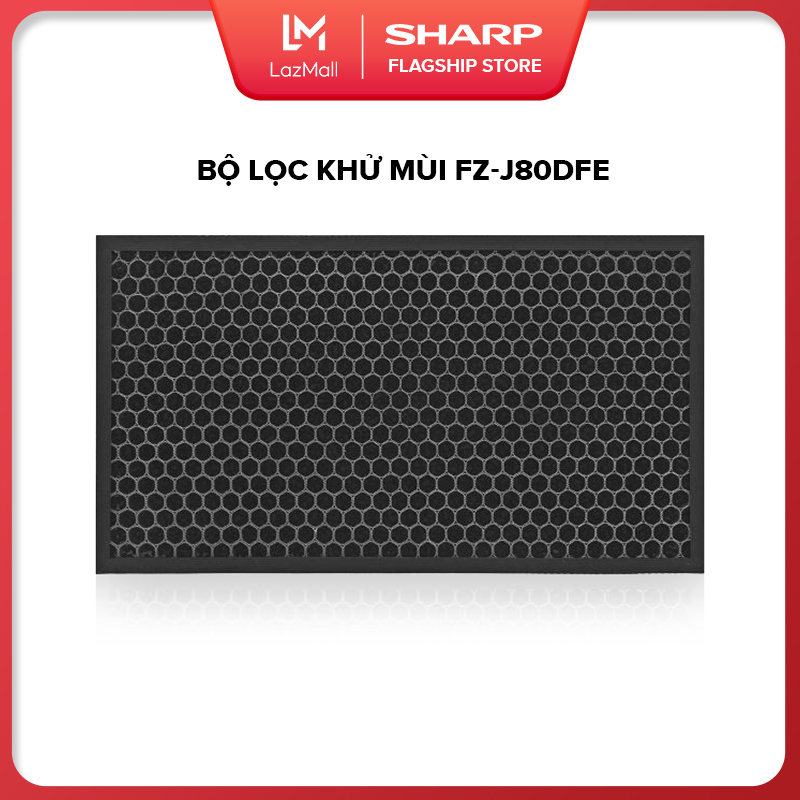 [Phụ kiện]Bộ Lọc Khử Mùi Sharp FZ-J80DFE Dành Cho Các Máy FP-J60E-W FP-J80EV-H - Hàng Chính Hãng