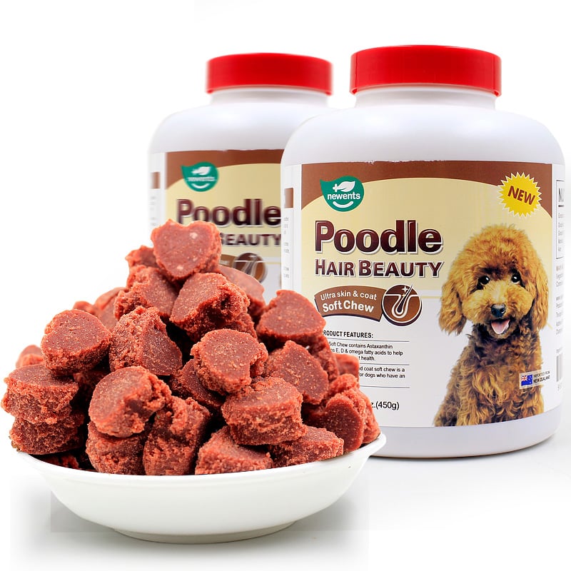 Viên dưỡng lông cho chó poodle