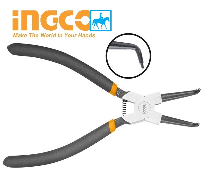 Kìm mở phe vòng trong mũi cong 7 inch ingco hccp011752
