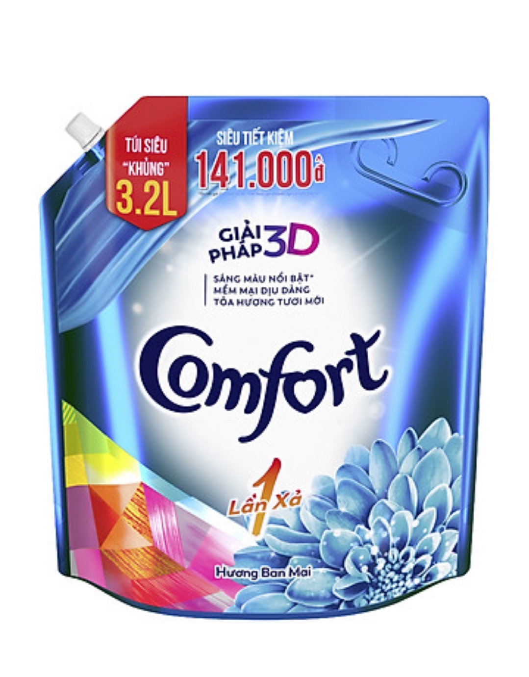 [HCM]Nước xả vải comfort ban mai túi 3.2 lít