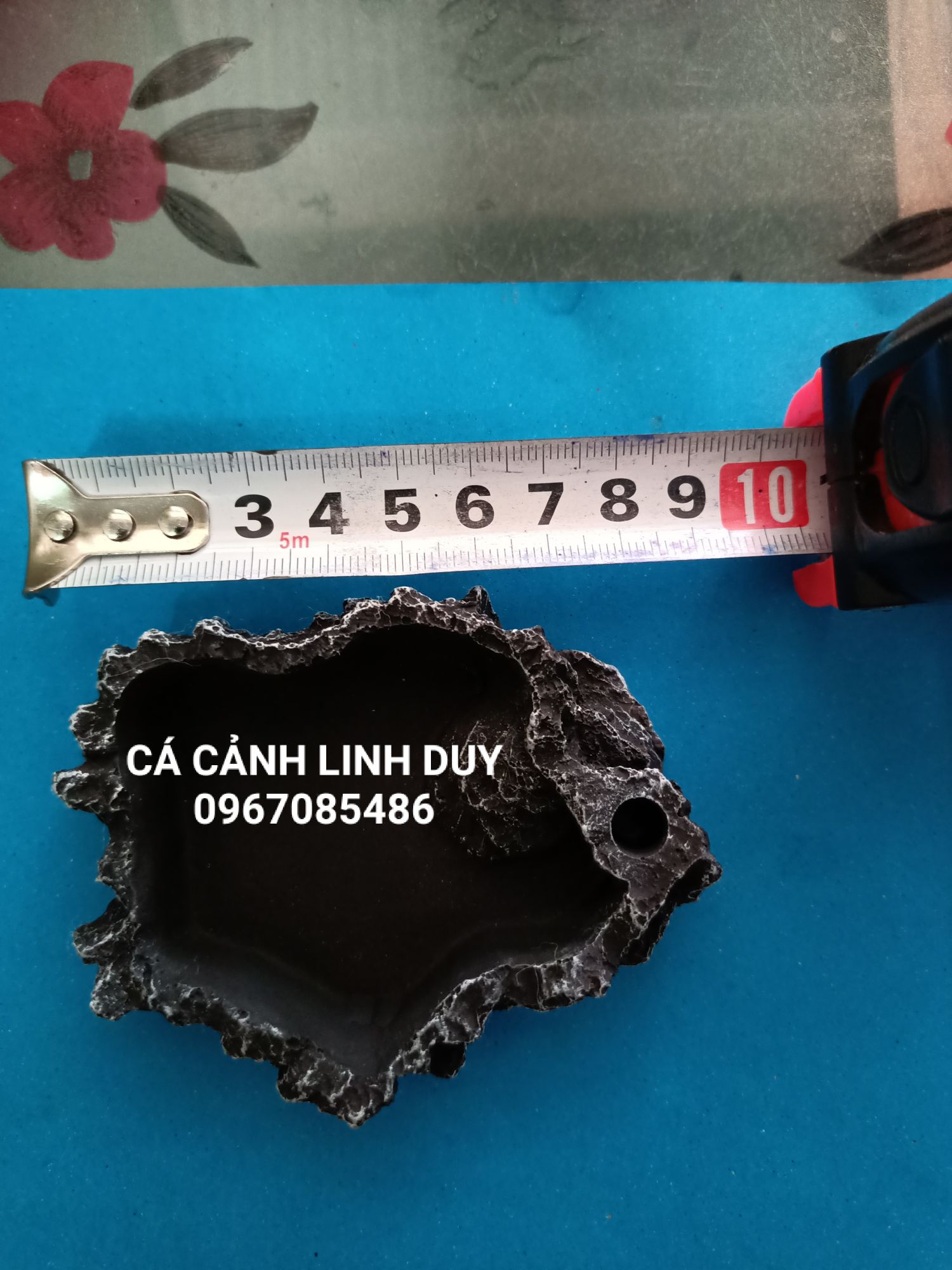 Chén đá cho cá , tép cảnh , dụng cụ cho cá , tép cảnh ăn