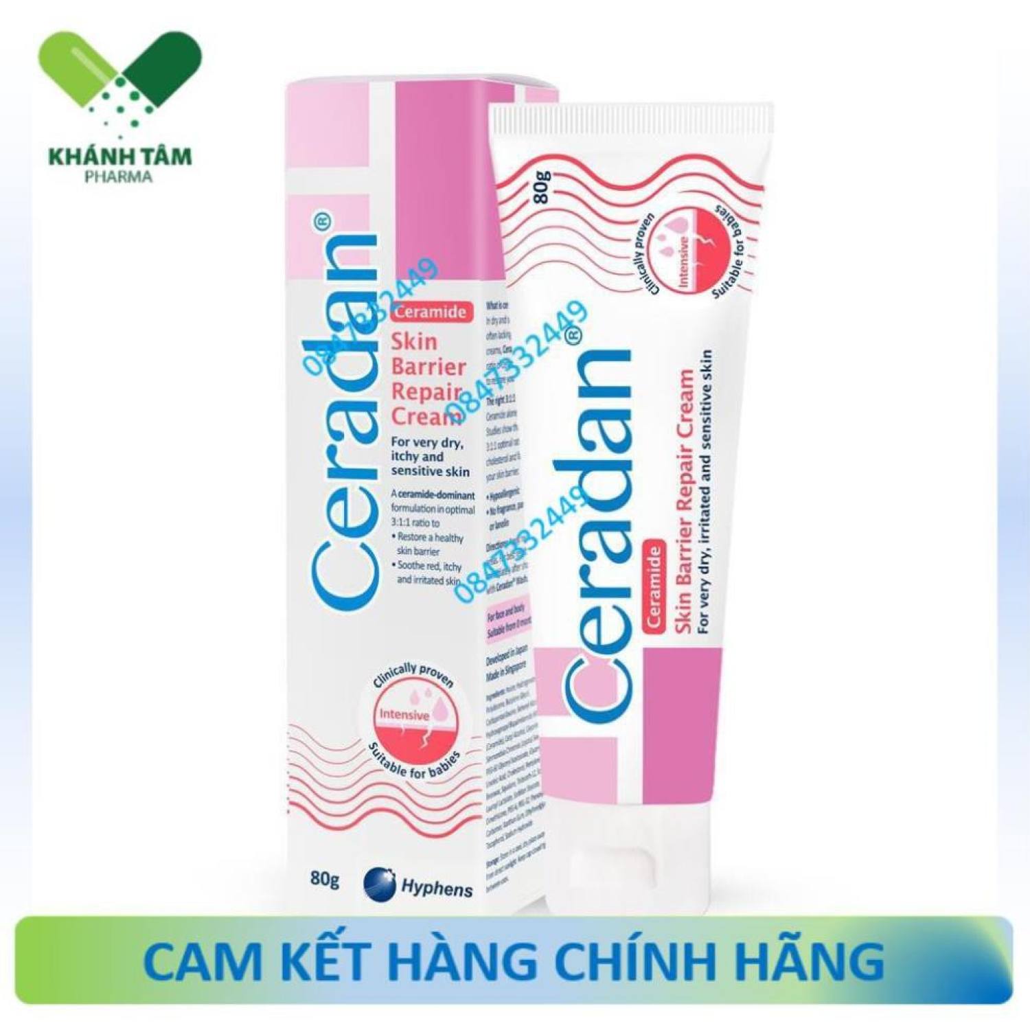 Kem dưỡng ẩm Ceradan cream 80g