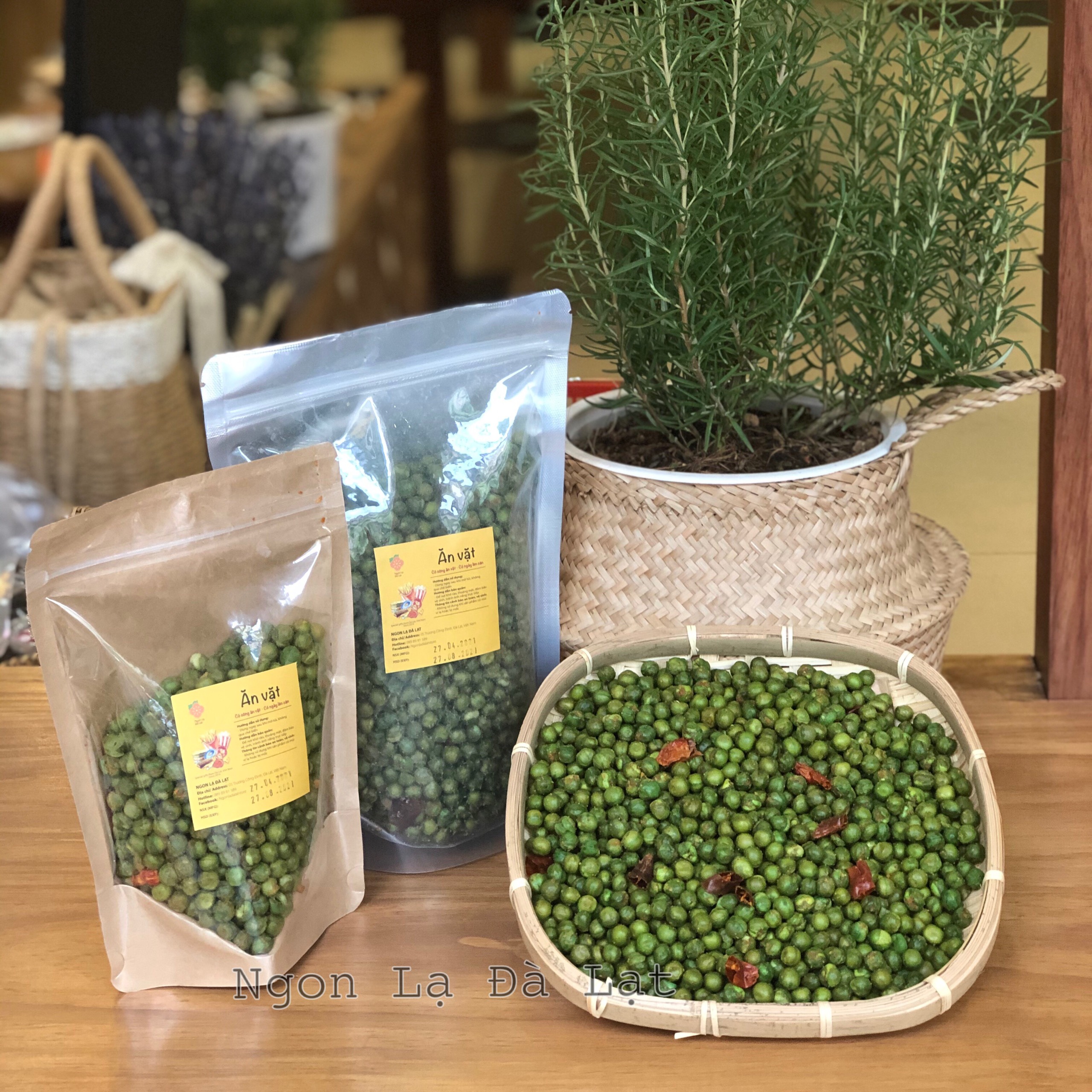Đậu hà lan rang tỏi ớt, đặc sản ngon lạ đà lạt