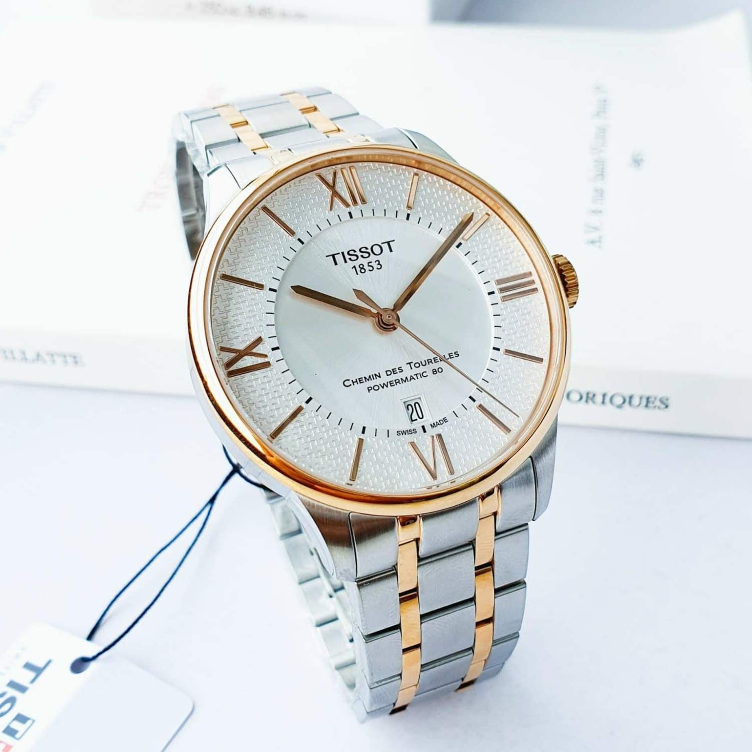 Đồng hồ nam chính hãng tissot t099.407.22.038.01 size 42-máy cơ-dây kim loại cao cấp