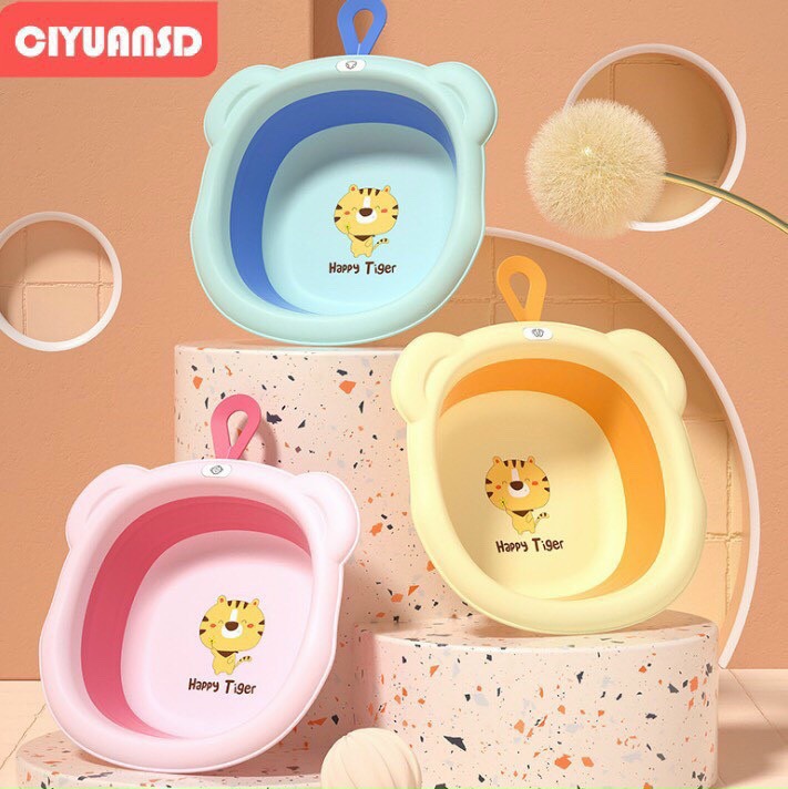 Chậu rửa mặt gấp gọn ♥️♥️dễ thương,tiện lợi♥️♥️freeship