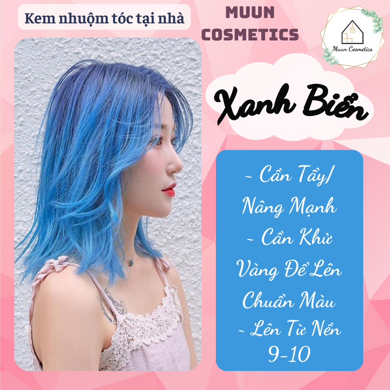 Thuốc Nhuộm Tóc Xanh Biển