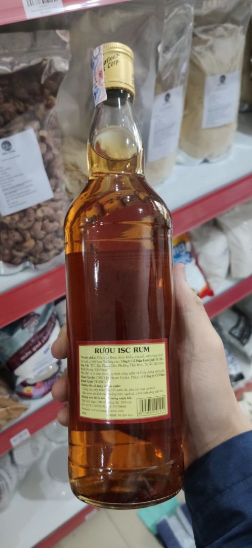 Hương rhum isc chai 700ml
