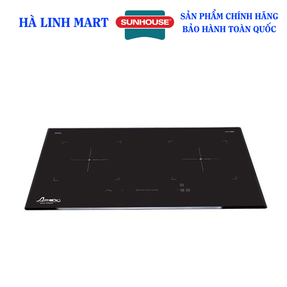 Bếp đôi điện từ sunhouse apex apb9981 - nhập khẩu italy