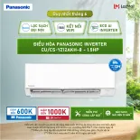 [CHỈ GIAO MIỀN BẮC] [Độc quyền Online] [Chỉ giao miền Bắc] Điều hòa Panasonic Inverter CU/CS-YZ12AKH-8 - 1.5HP - Hai chiều - Eco AI - Lọc không khí bụi mịn tới 99%
