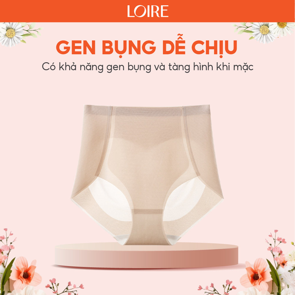 Quần Lót Gen Bụng Cạp Cao Chất Su Đúc Loirechic QGB03