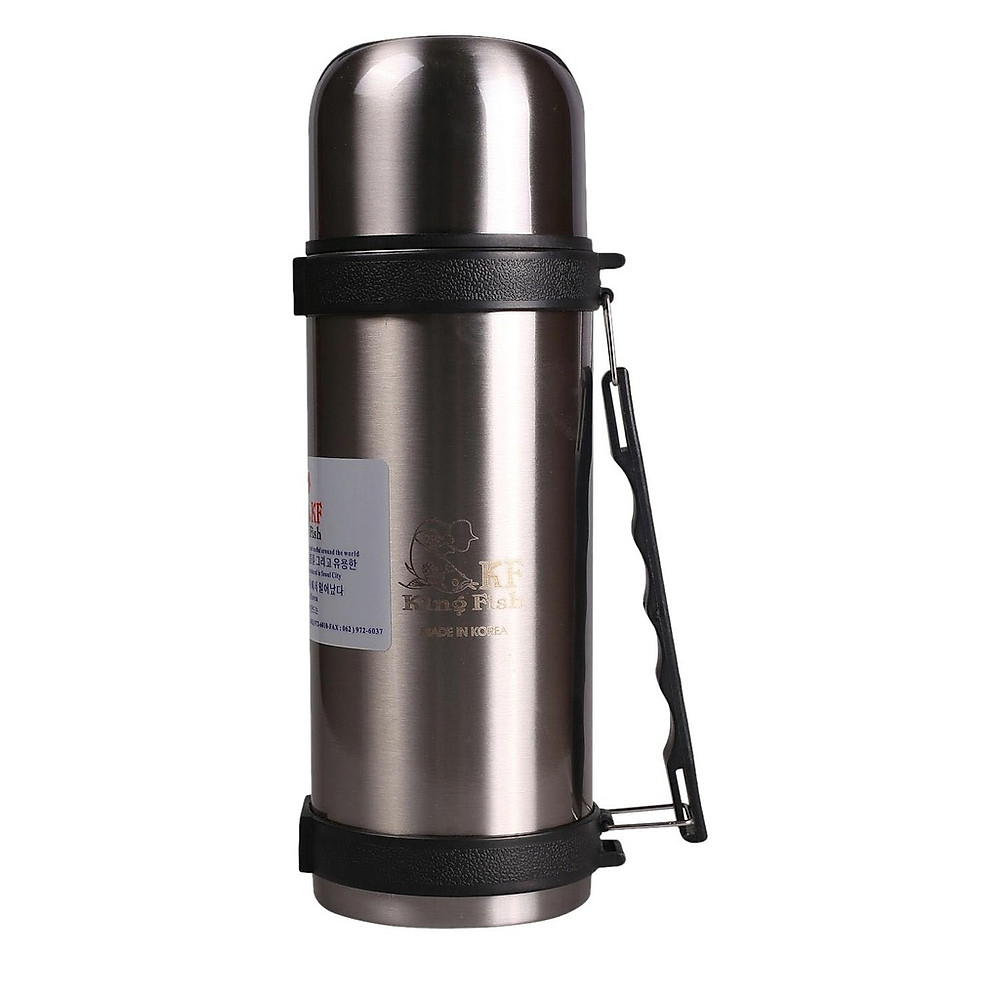 Bình giữ nhiệt inox 304 kingfish hàn quốc có dây đeo dung tích 1000ml