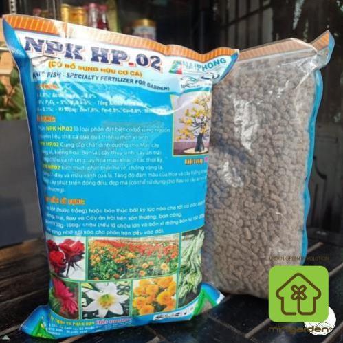 Phân đạm cá hải phong npk hp02, hp 02 kích thích phát triển bộ rễ, xanh lá