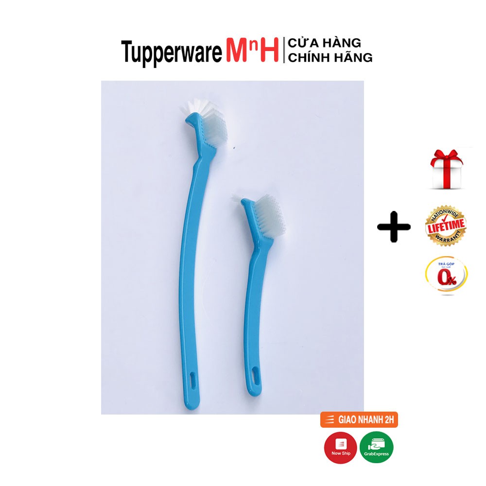 Bàn chải cọ rửa vệ sinh bình nước, hộp nhựa Tupperware