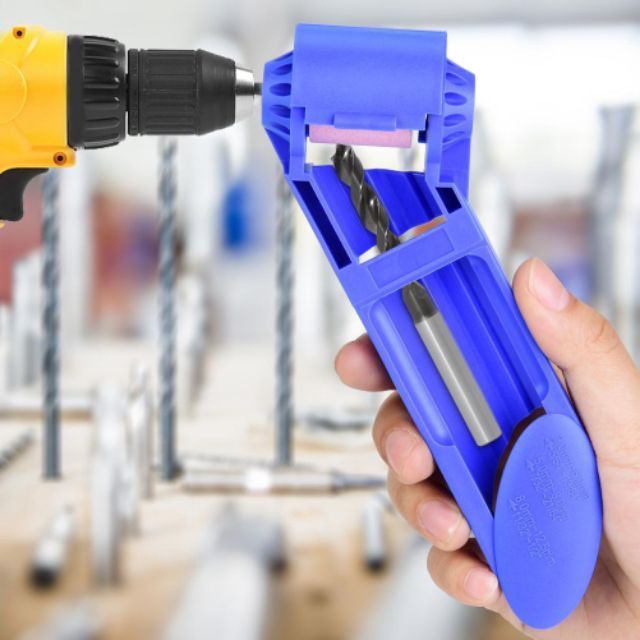 Bộ Dụng Cụ Mài Mũi Khoan Sắt Tự Chế Máy Mài Mũi Khoan Mini Đá Mài Dao Kéo Đa Năng Bằng Điện Cữ Mài Mũi Khoan Kim Loại Thép HSS Từ 2-12,5mm