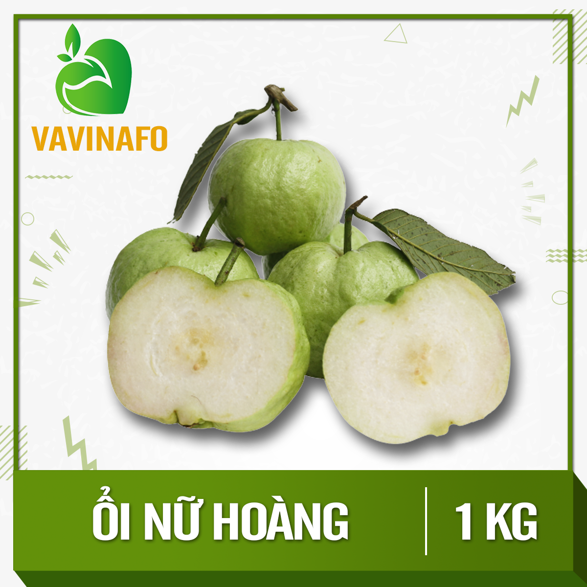 HCM - Ổi nữ hoàng nguyên trái (1kg) - Giòn, thơm ngon, ngọt - [Giao nhanh TPHCM]