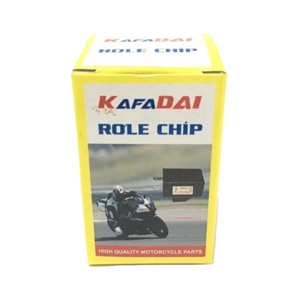 Role Chip kêu xe máy Dream Wave 100cc - 110cc KAFADAI THAILAND - Cục chớp xi nhan xe máy (Dùng cho các dòng xe số) HLS880