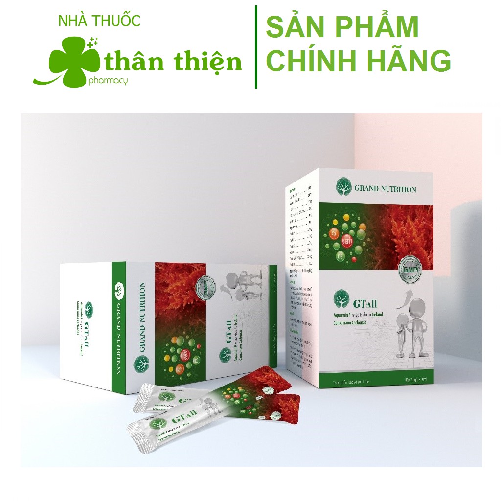 Nước tăng chiều cao GTall – Bổ sung canxi tự nhiên từ tảo biển giúp phát triển chiều cao nhanh
