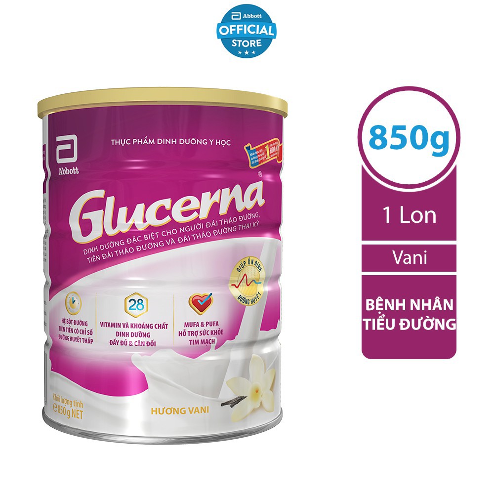 Sữa bột Abbott Glucerna 850g