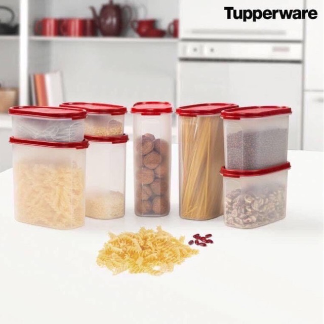 Bộ 8 Hộp Khô Kệ Bếp Modular Mate Oval Tupperware