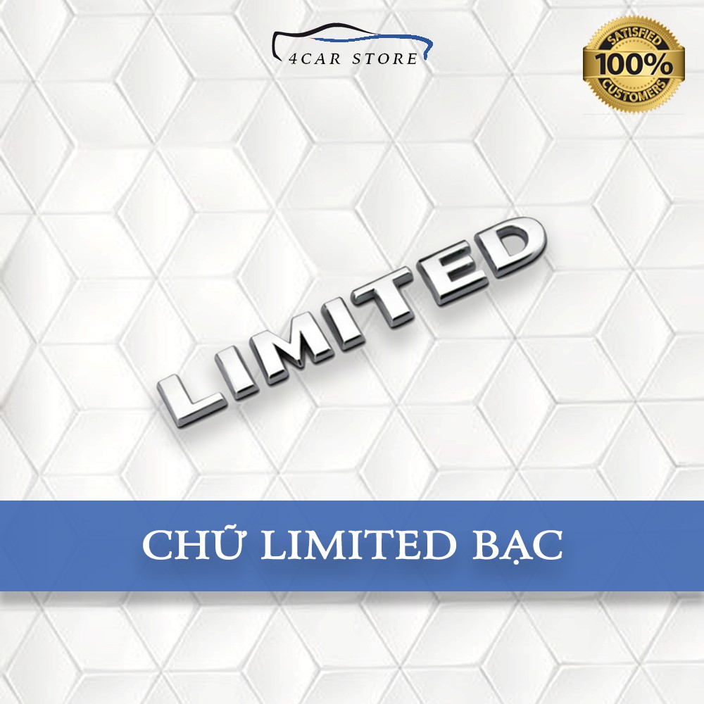 Sticker dán trang trí xe hơi hình chữ Limited
