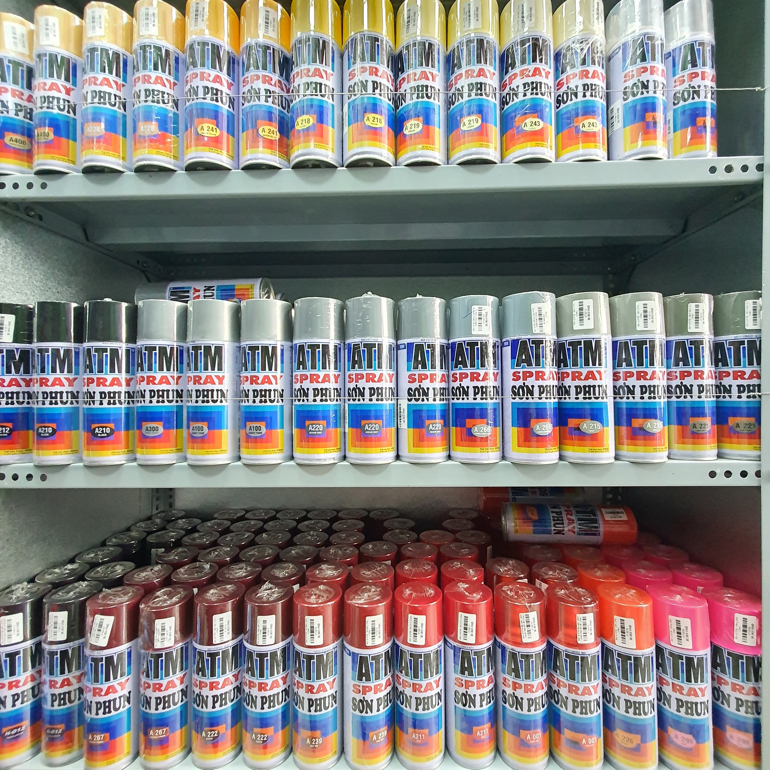 Sơn xịt atm 400ml đủ màu