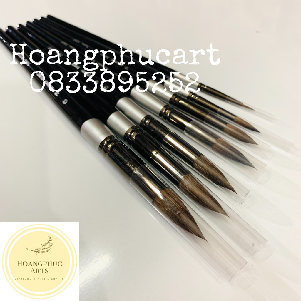 Cọ vẽ sunway lông sóc cao cấp – cọ vẽ chuyên dụng vẽ màu nước, acrylic
