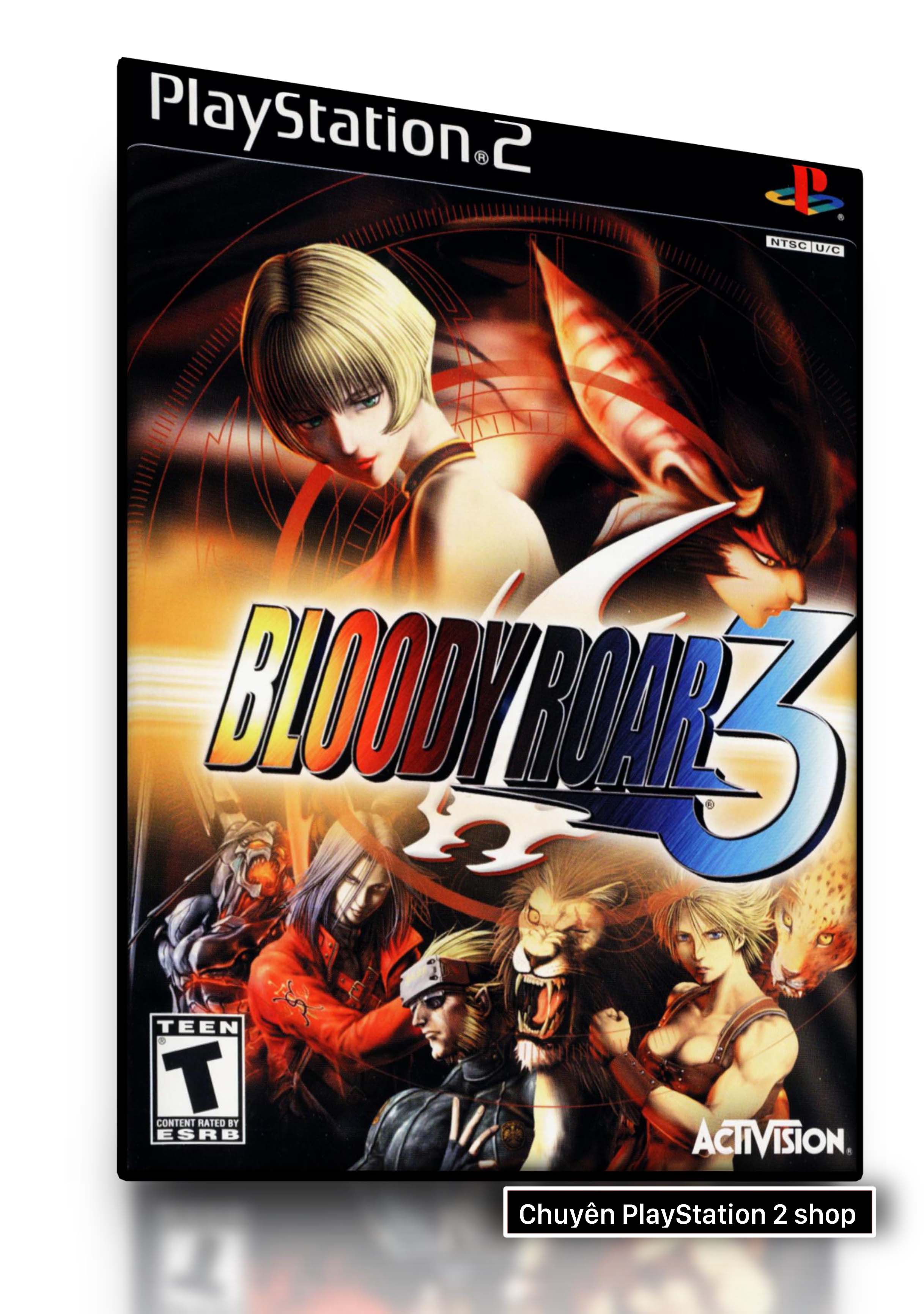 Đĩa game PS2 bloody roar 3 cho máy game PS2