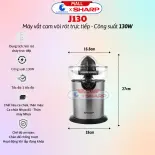 Máy Vắt Cam Sharp EJ-J130-ST - Công Suất 130w - Đầu Rót Trực Tiếp - Hàng Chính Hãng - Bảo Hành 12 Tháng