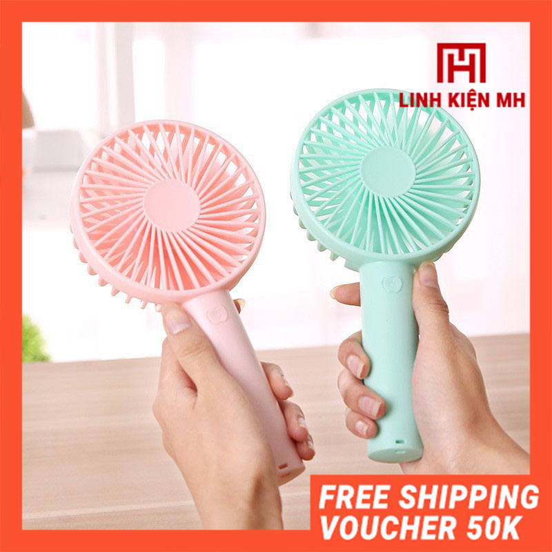 Quạt mini cầm tay tích điện, quạt mini để bàn