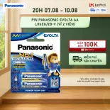 Vỉ 2 viên Pin Panasonic Evolta AA LR6EG/2B-V – Hàng Chính Hãng
