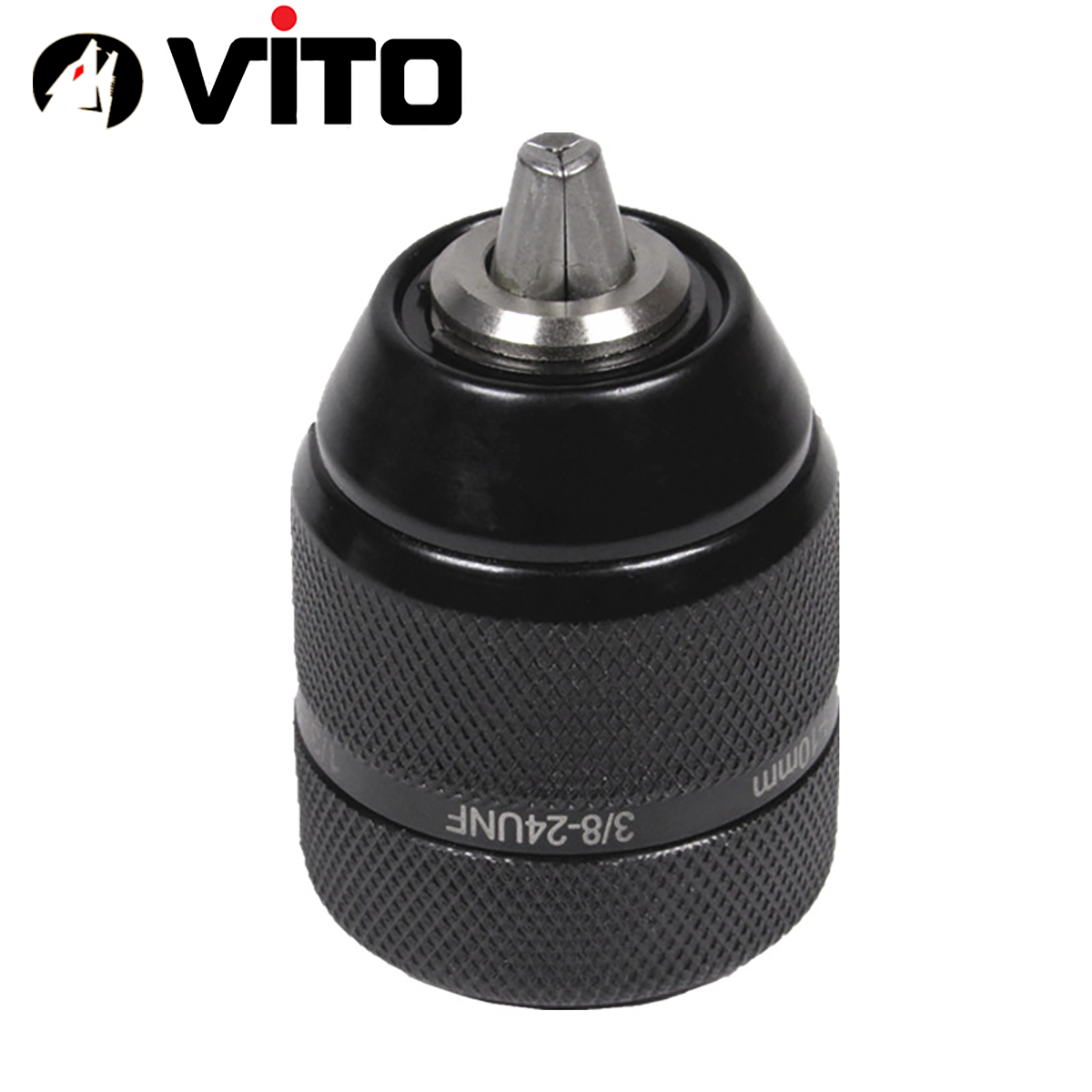 Đầu Măng Ranh Kẹp Mũi Khoan 0.8-10mm 3/8"-24UNF VITO Thay Thế Máy Khoan Pin